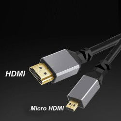 Dr. Phone-DrPhone MicroFlex - HD Streaming Kabel - 5M - HDMI Tot Mini HDMI - 4K - 60Hz - Streamen - Zwart€ 19,95€ 16,49DrPhoneKabel & Lader