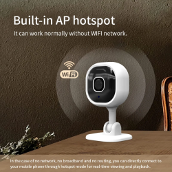 Dr. Phone-DrPhone GuardEye – Indoor Wifi Beveiligingscamera – Met Mobiele App – Infrarood Camera – Nachtvisie camera€ 39,95€ 33,02IP Camera