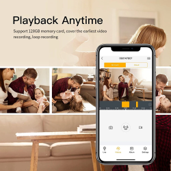 Dr. Phone-DrPhone GuardEye – Indoor Wifi Beveiligingscamera – Met Mobiele App – Infrarood Camera – Nachtvisie camera€ 39,95€ 33,02IP Camera