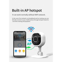 Dr. Phone-DrPhone GuardEye – Indoor Wifi Beveiligingscamera – Met Mobiele App – Infrarood Camera – Nachtvisie camera€ 39,95€ 33,02IP Camera