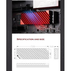 Dr. Phone-DrPhone CoolFusion M2 Elite - M.2 2280 SSD Koellichaam - Heatsink voor PS5 / Desktop - Verbeterde Prestaties en Duurzaamheid€ 19,95€ 16,49DrPhoneHarde Schijf Behuizing