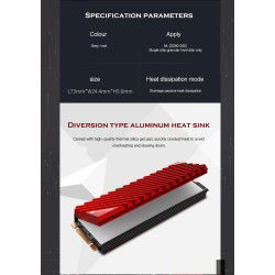 Dr. Phone-DrPhone CoolFusion M2 Elite - M.2 2280 SSD Koellichaam - Heatsink voor PS5 / Desktop - Verbeterde Prestaties en Duurzaamheid€ 19,95€ 16,49DrPhoneHarde Schijf Behuizing