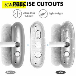 Dr. Phone-DrPhone CrystalShield - Beschermhoes - Geschikt Voor Airpods Max - Buigbaar - Reizen - Silliconen - Zwart€ 9,95€ 8,22DrPhoneKoptelefoon