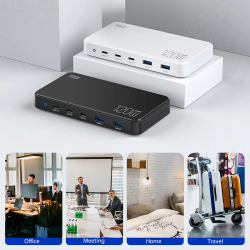 Dr. Phone-DrPhone PowerMax UltraCharge 120W – 120W Oplaadstation – 2x USB 3.0 Poorten - 3x USB Type-C – Multi Poort Oplader - Zwart€ 64,95€ 53,68DrPhoneMultipoort (Power) Opladers