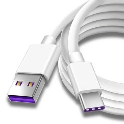Dr. Phone-DrPhone ChargeFlow - 5V/2A USB naar Type-C kabel – Datatransmissie En Oplaadkabel – 1 Meter - Wit€ 9,95€ 8,22Kabels