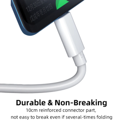Dr. Phone-DrPhone ChargeFlow - 5V/2A USB naar Type-C kabel – Datatransmissie En Oplaadkabel – 1 Meter - Wit€ 9,95€ 8,22Kabels