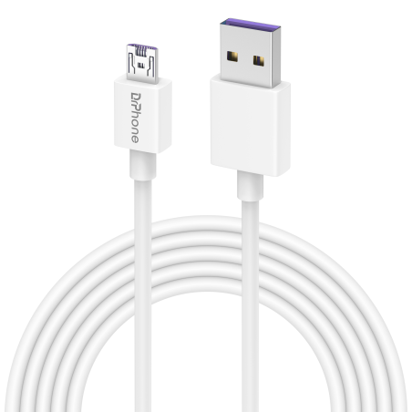 Dr. Phone-DrPhone ChargeFlow - 5V/2A USB naar Micro USB kabel – Datatransmissie En Oplaadkabel – 3 Meter - Wit€ 11,95€ 9,88Kabels