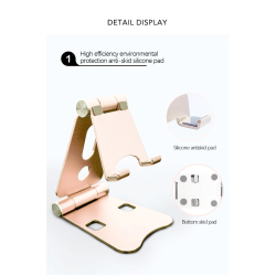 Dr. Phone-DrPhone EX02 Aluminium Smartphone Standhouder – Opvouwbaar - 270 Graden - Universeel voor Smartphones van 3 tot 7 inch - Zilver€ 14,95€ 12,36DrPhoneHouder8720118087671