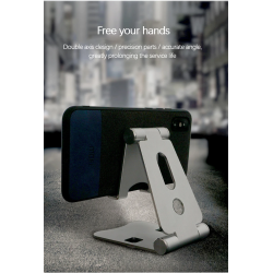 Dr. Phone-DrPhone EX02 Aluminium Smartphone Standhouder – Opvouwbaar - 270 Graden - Universeel voor Smartphones van 3 tot 7 inch - Zilver€ 14,95€ 12,36DrPhoneHouder8720118087671