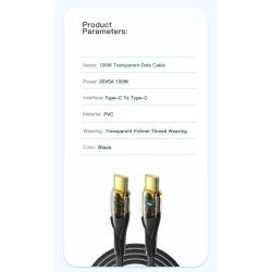 Dr. Phone-DrPhone QuickLink - Combi Deal - HALO5 Snellader & XJ01-P 100W PD Fast Charging - Kabel voor Snelladen - 1 Meter Kabel - Zwart€ 22,95€ 18,97DrPhoneOplader