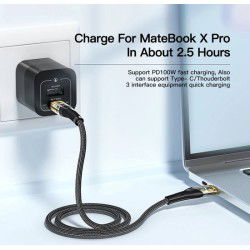 Dr. Phone-DrPhone QuickLink - Combi Deal - HALO5 Snellader & XJ01-P 100W PD Fast Charging - Kabel voor Snelladen - 1 Meter Kabel - Zwart€ 22,95€ 18,97DrPhoneOplader