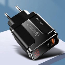 Dr. Phone-DrPhone QuickLink - Combi Deal - HALO5 Snellader & XJ01-P 100W PD Fast Charging - Kabel voor Snelladen - 1 Meter Kabel - Zwart€ 22,95€ 18,97DrPhoneOplader