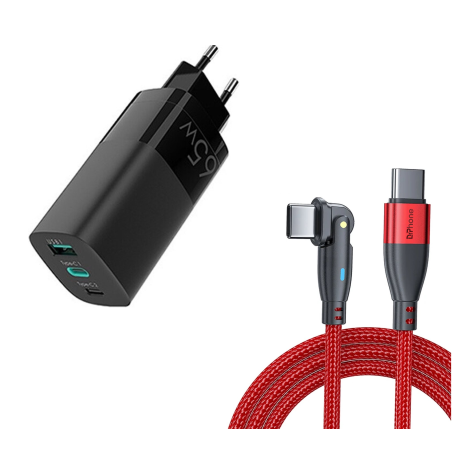 Dr. Phone-DrPhone HaloPro - ProCharge C2C Ultra & HALO12 65W Snellader - 3-Poorts USB-C en USB-A - 1M 100W USB-C Kabel€ 44,95€ 37,15Kabel & Lader