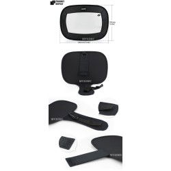 Dr. Phone-DrPhone MirrorEasy - Autospiegel baby - Spiegel hoofdsteun autostoel achterbank - Veilig - baby en kids - 25 x 25cm - Zwart€ 19,95€ 16,49Gadget