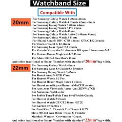 Dr. Phone-DrPhone ELITE - 20MM Metalen RVS Horlogeband - Perfecte Pasvorm - Inclusief aanpaskit - Universeel - Zilver€ 16,95€ 14,01Smart Watch Bandje