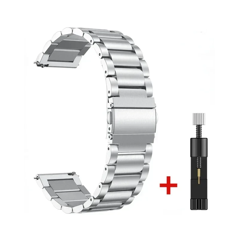 Dr. Phone-DrPhone ELITE - 20MM Metalen RVS Horlogeband - Perfecte Pasvorm - Inclusief aanpaskit - Universeel - Zilver€ 16,95€ 14,01Smart Watch Bandje