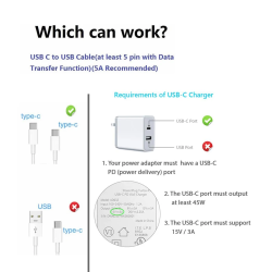 Dr. Phone-DrPhone SPA1 Type C PD Oplaadkabel - Adapter / Converter 15V/3A - USB C vrouwelijk - Geschikt voor de Surface€ 17,95€ 14,83DrPhoneLaders8720118912263