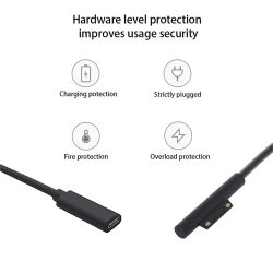 Dr. Phone-DrPhone SPA1 Type C PD Oplaadkabel - Adapter / Converter 15V/3A - USB C vrouwelijk - Geschikt voor de Surface€ 17,95€ 14,83DrPhoneLaders8720118912263