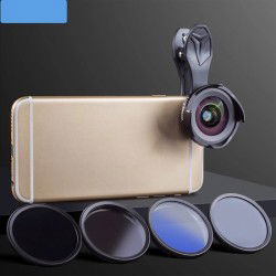 Dr. Phone-DrPhone APL-16MMS 6-in-1 Universele Telefoonlensset 16mm 0,6x Groothoeklens + 10x macrolenskit + 4 extra filters - Zwart€ 44,95€ 37,15DrPhoneHome