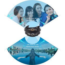 Dr. Phone-DrPhone APL-16MMS 6-in-1 Universele Telefoonlensset 16mm 0,6x Groothoeklens + 10x macrolenskit + 4 extra filters - Zwart€ 44,95€ 37,15DrPhoneHome