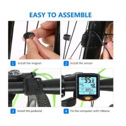 Dr. Phone-DrPhone FCS1 Fietscomputer - Draadloze fiets snelheidsmeter - Kilometerteller - 4-Lijn display met achtergrondverlichting€ 24,95€ 20,62DrPhoneFietscomputer8720118013618