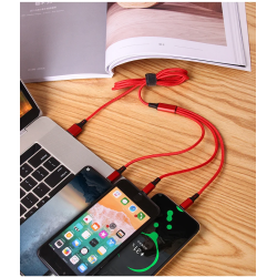 Dr. Phone-DrPhone MX1 - 3 in 1 - Multi Kabel - Gevlochten 2.4A – Oplaadkabel - Lightning/USB-C/Micro USB - 1.2 Meter - Rood€ 9,95€ 8,22DrPhoneKabel & Lader8720118913833