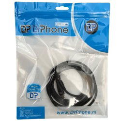 Dr. Phone-DrPhone ProCharge3 C2L - 27W USB-C Naar Lightning Kabel - Lader en Datatransmissie - 180° Rotatie - LED Indicator – 2M - Zwart€ 13,95€ 11,53DrPhoneKabels