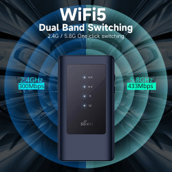 Dr. Phone-DrPhone AeroLink - 5G MiFi Portable WiFi Hotspot | Dual Band 433 Mbps | Mobiele LTE 4G / 5G Router - Low Latency - 16 Apparaten€ 199,95€ 165,25DrPhoneWiFi