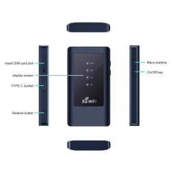 Dr. Phone-DrPhone AeroLink - 5G MiFi Portable WiFi Hotspot | Dual Band 433 Mbps | Mobiele LTE 4G / 5G Router - Low Latency - 16 Apparaten€ 199,95€ 165,25DrPhoneWiFi
