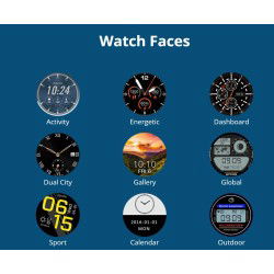 Dr. Phone-DrPhone ZeBlaze - GPS 4G WiFi - 1.6 inch Kristal Scherm 1GB + 16GB - Android 7.1 - 600mah - Horloge Telefoon - Zwart€ 179,95€ 148,72Volwaardige Smartwatch