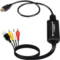 Dr. Phone-DrPhone PrimeLink - Signaalomzetter - HDMI Tot AV Kabel - 1080p - 1.8M - Geschikt voor Laptop - HDTV - Computer - Zwart€ 22,95€ 18,97HDMI-switch