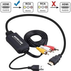 Dr. Phone-DrPhone PrimeLink - Signaalomzetter - HDMI Tot AV Kabel - 1080p - 1.8M - Geschikt voor Laptop - HDTV - Computer - Zwart€ 22,95€ 18,97HDMI-switch