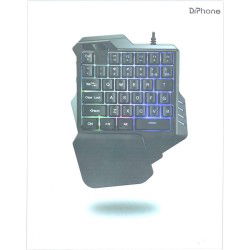 Dr. Phone-Elementkey MECHA3 één Hand Ontworpen Mini Gaming Toetsenbord – RGB – Macro opnames G1+G2 - Membraan – USB – 35 toetsen - Zwart€ 29,95€ 24,75Toetsenbord