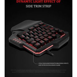 Dr. Phone-Elementkey MECHA3 één Hand Ontworpen Mini Gaming Toetsenbord – RGB – Macro opnames G1+G2 - Membraan – USB – 35 toetsen - Zwart€ 29,95€ 24,75Toetsenbord