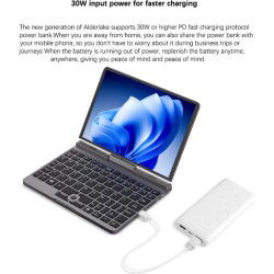 Dr. Phone-Elementkey TouchMaster - 2 in 1 Mini Laptop - TouchScreen Tablet - N100 - 8 Inch - WiFi 6 - 12GB Ram DDR5 - 512GB SSD + Stylus€ 599,95€ 495,83Laptop