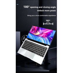 Elementkey LightPixel - 14 Inch Laptop - 2 in 1 Flip - Intel® Processor N100 - Windows 11 PRO - 12GB DDR5 RAM – 1TB SSD