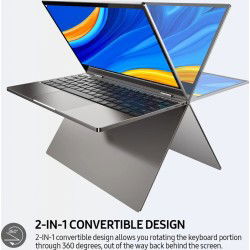 Elementkey LightPixel - 14 Inch Laptop - 2 in 1 Flip - Intel® Processor N100 - Windows 11 PRO - 12GB DDR5 RAM – 1TB SSD