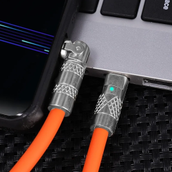 Dr. Phone-DrPhone LSC2 – USB-C naar USB-C – 120W 6A – 180° Roteerbaar - Snel opladen + Data – 1M€ 14,95€ 12,36Kabel & Lader