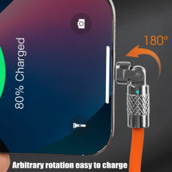 Dr. Phone-DrPhone LSC2 – USB-C naar USB-C – 120W 6A – 180° Roteerbaar - Snel opladen + Data – 1M€ 14,95€ 12,36Kabel & Lader