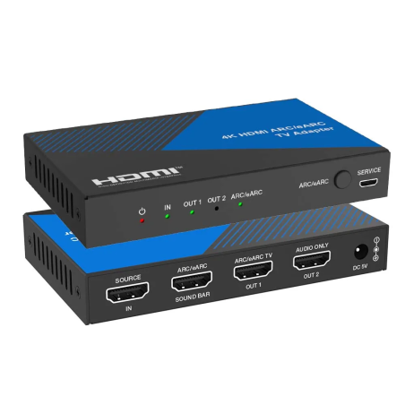 Dr. Phone-DrPhone eArc Ultimate - HDMI Arc/ Earc Audio Adapter - Extractor - CEC - Geschikt voor Soundbar/Speaker Sonos ARC, BOSE 500/700€ 129,95€ 107,40Audio-extractors8720118722565