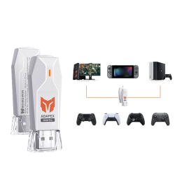 DrPhone NetPulse - Draadloze USB Adapter Voor Controllers - Geschikt voor O.A Windows 10 / Sony Console 3/4/5 / Switch