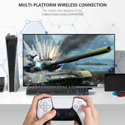 DrPhone NetPulse - Draadloze USB Adapter Voor Controllers - Geschikt voor O.A Windows 10 / Sony Console 3/4/5 / Switch