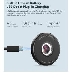 Dr. Phone-DrPhone APL-09 100X Smartphone Microscoop - Autofocus met LED-licht - Universele Microscooplens Met CPL Filter - Zwart€ 37,95€ 31,36(Telefoon) Opzet Lens / Lenzen