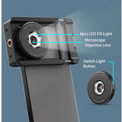 Dr. Phone-DrPhone APL-09 100X Smartphone Microscoop - Autofocus met LED-licht - Universele Microscooplens Met CPL Filter - Zwart€ 37,95€ 31,36(Telefoon) Opzet Lens / Lenzen