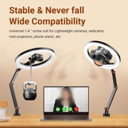 Dr. Phone-DrPhone APL-FL20 10 inch Ringlamp - Opvouwbaar met Standaard en Telefoonhouder - 3 lichtmodi en 10 helderheidsniveaus - Zwart€ 42,95€ 35,50Verlichting