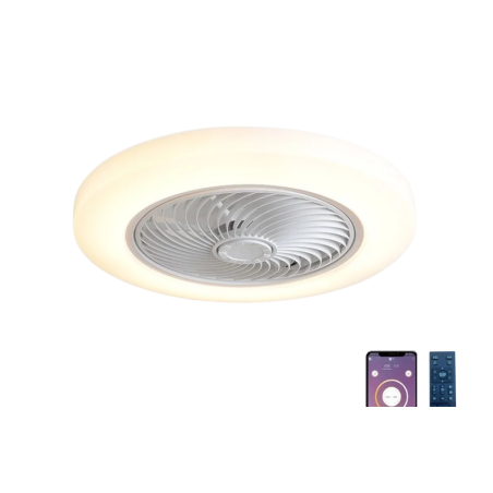 Dr. Phone-DrPhone AuraBreeze SmartFlow - Smart Plafond Ventilator Met Verlichting - Afstandsbediening - 52CM - Wit / Warm / LED€ 149,95€ 123,93DrPhoneVentilator