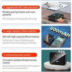 Dr. Phone-DrPhone DBR5 2-in-1 NFC Digitale Bluetooth 5.0 Adapter – Zender/ Ontvanger - Geschikt voor o.a tv/pc/luidspreker/headset/auto€ 44,95€ 37,15Bluetooth Adapter