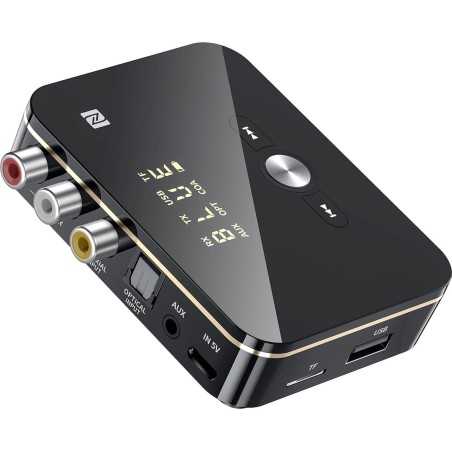 Dr. Phone-DrPhone DBR5 2-in-1 NFC Digitale Bluetooth 5.0 Adapter – Zender/ Ontvanger - Geschikt voor o.a tv/pc/luidspreker/headset/auto€ 44,95€ 37,15Bluetooth Adapter
