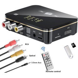 Dr. Phone-DrPhone DBR5 2-in-1 NFC Digitale Bluetooth 5.0 Adapter – Zender/ Ontvanger - Geschikt voor o.a tv/pc/luidspreker/headset/auto€ 44,95€ 37,15Bluetooth Adapter