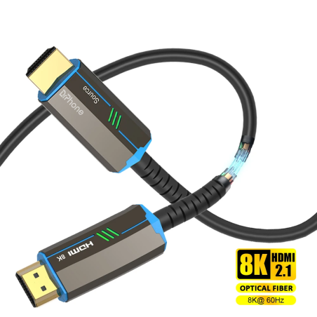 Dr. Phone-DrPhone® EliteLink2 - 8K Kabel Actieve HDMI 2.1 kabel 20 meter - Extreme Speed - 4K 120Hz 8K 60Hz - PS5, Xbox€ 74,95€ 61,94DrPhoneHDMI Kabels